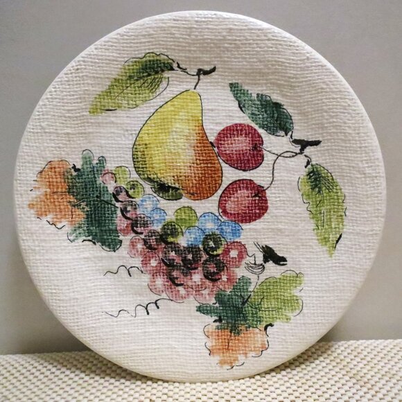 Cake Plate Serving Set Italy 11.5" Plate & 7.5" Serving Plates X4 & Cake Knife - Picture 3 of 7